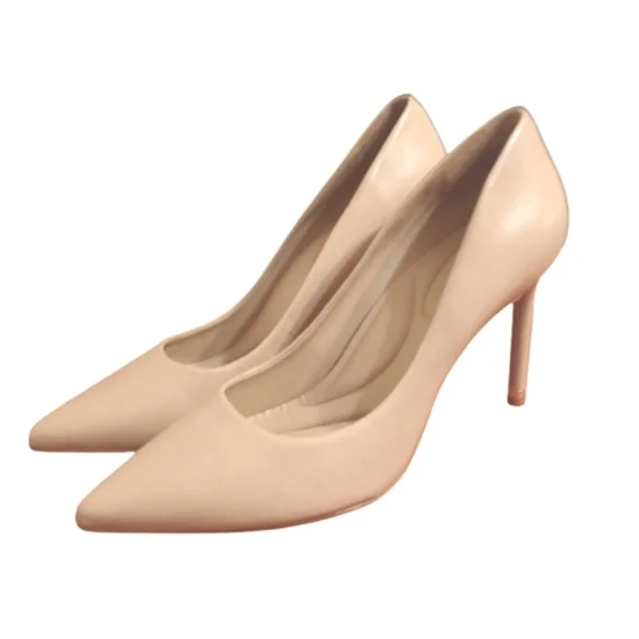 Antonio Melani Sand Colored Leather Heels Women's Tan Pumps Size 8.5 - Picture 11 of 11